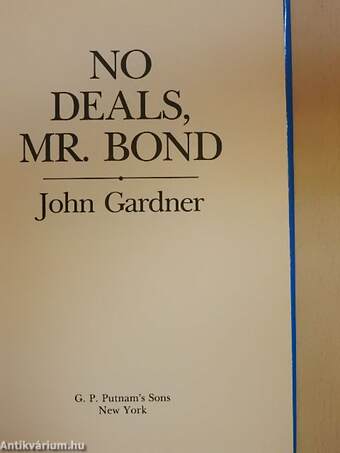 No Deals, Mr. Bond