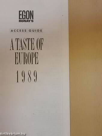 A taste of Europe