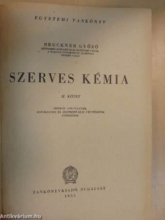 Szerves kémia II.