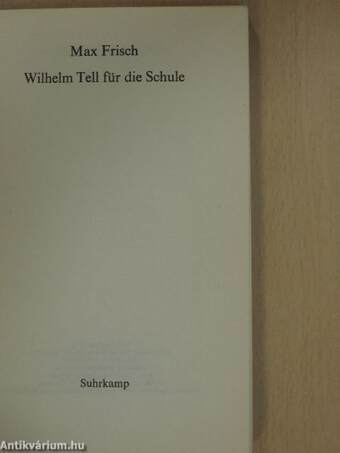 Wilhelm Tell für die Schule