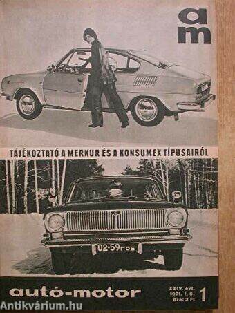 Autó-Motor 1971. január-december