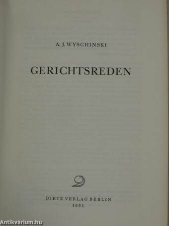 Gerichtsreden