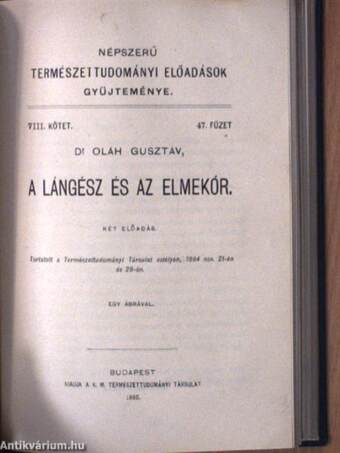 Népszerű természettudományi előadások gyüjteménye V-VIII/32-51.