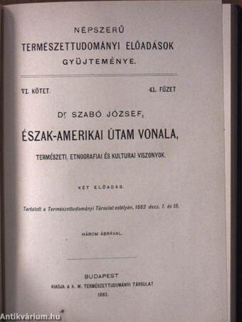 Népszerű természettudományi előadások gyüjteménye V-VIII/32-51.