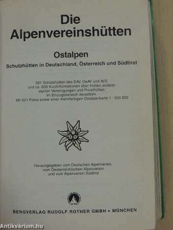 Die Alpenvereinshütten