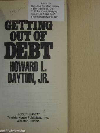 Getting Out of Debt