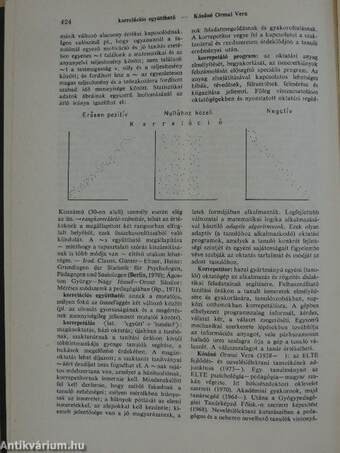 Pedagógiai lexikon II. (töredék)
