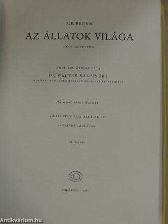 Brehm - Az állatok világa III.