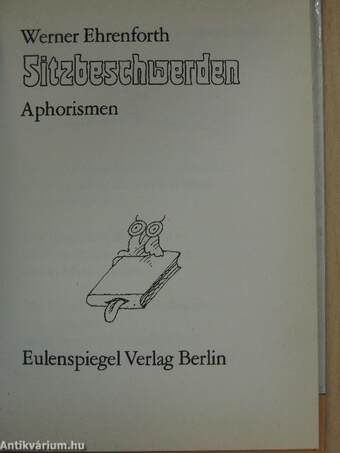 Sitzbeschwerden