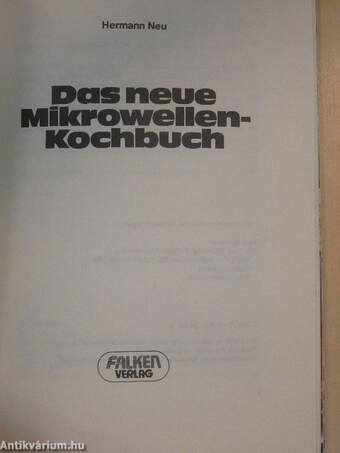 Das neue Mikrowellen-Kochbuch