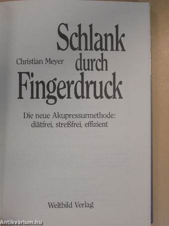 Schlank durch Fingerdruck