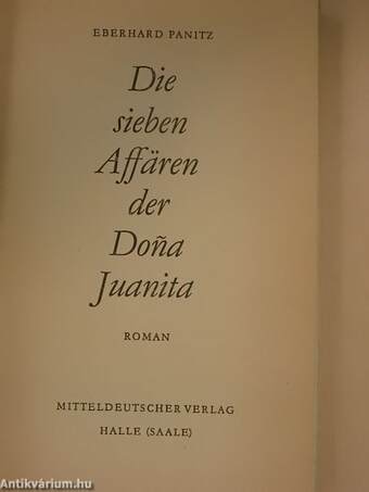 Die sieben affären der Dona Juanita