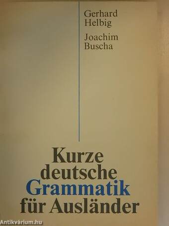 Kurze deutsche Grammatik für Ausländer