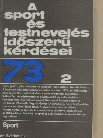 A sport és testnevelés időszerű kérdései 1973/2.
