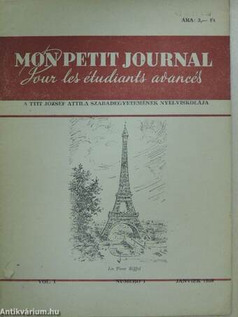 Mon Petit Journal 1958. január-június (fél évfolyam)