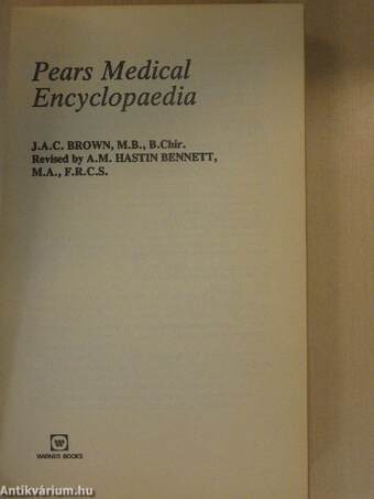 Pears Medical Encyclopaedia