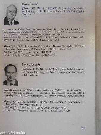 A Magyar Tudományos Akadémia Almanachja 1991