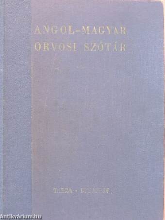 Angol-magyar orvosi szótár