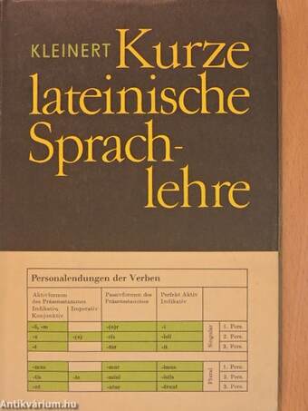 Kurze lateinische Sprachlehre