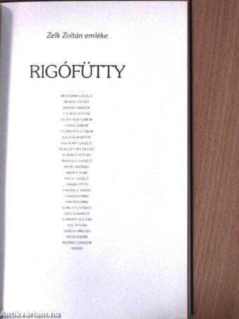 Rigófütty