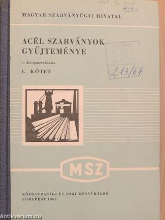 Acél szabványok gyűjteménye I-II.