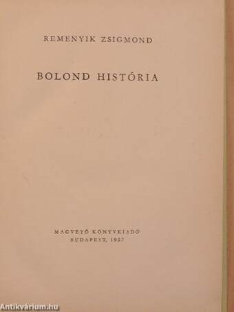 Bolond história