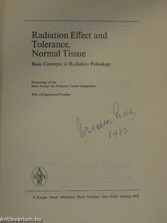 Radiation Effect and Tolerance, Normal Tissue