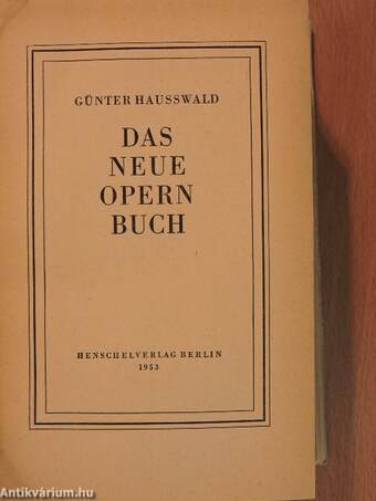 Das Neue Opernbuch