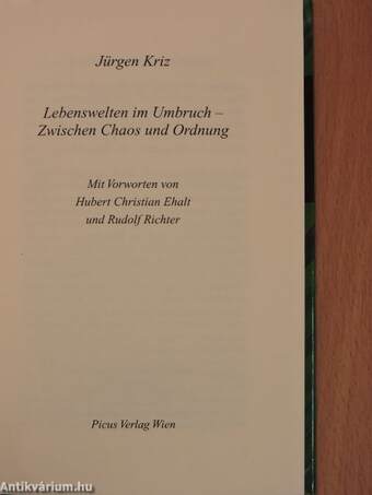 Lebenswelten im Umbruch - Zwischen Chaos und Ordnung