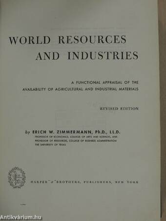 World Resources and Industries