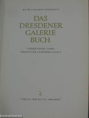 Das Dresdener Galerie Buch