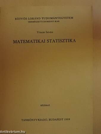 Matematikai statisztika