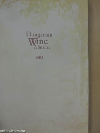 Hungarian Wine Almanac 2003