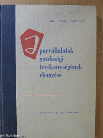 Iparvállalatok gazdasági tevékenységének elemzése 