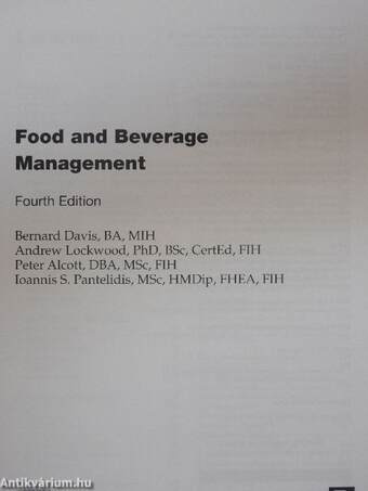 Food and Beverage Management