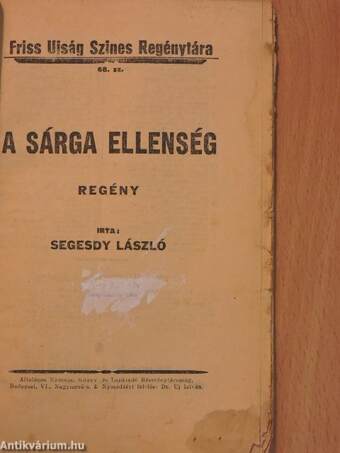 A sárga ellenség