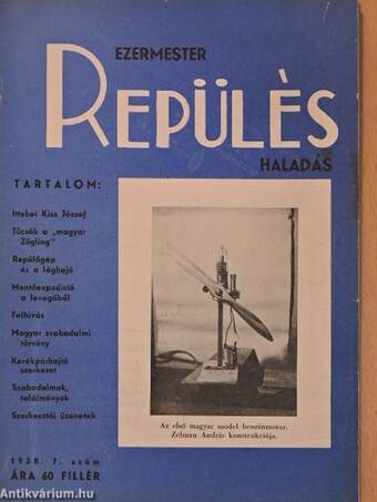 Ezermester Repülés-Haladás 1938. julius