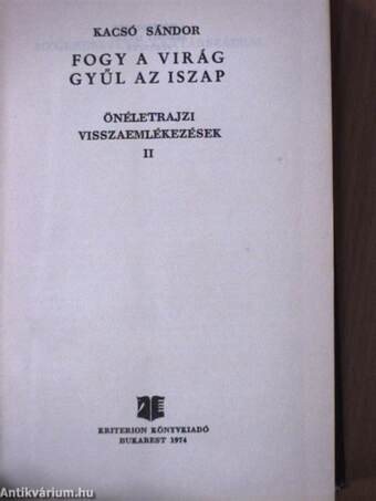 Fogy a virág gyűl az iszap