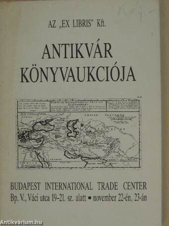 Az "EX LIBRIS" Kft. Antikvár Könyvaukciója