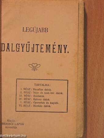 Legújabb dalgyűjtemény