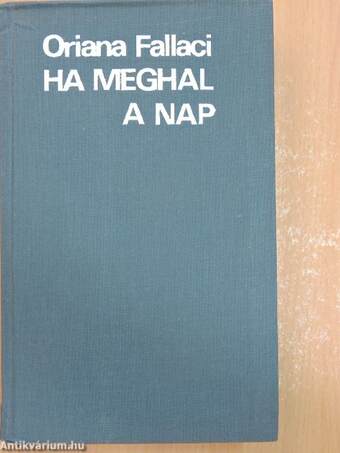 Ha meghal a Nap