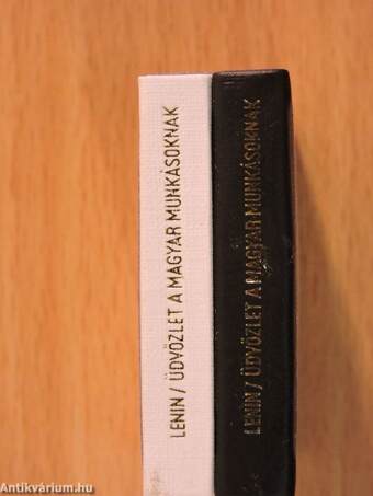 Üdvözlet a magyar munkásoknak (minikönyv)/Üdvözlet a magyar munkásoknak (minikönyv) (számozott)