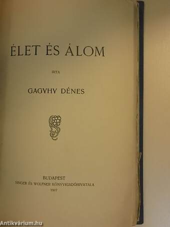 Élet és álom