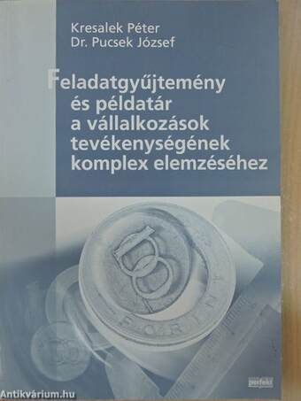 Feladatgyűjtemény és példatár a vállalkozások tevékenységének komplex elemzéséhez