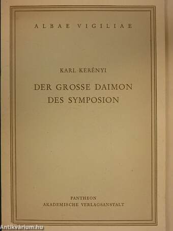 Der grosse daimon des symposion