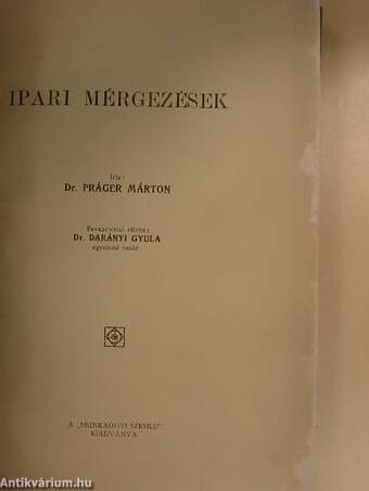 Ipari mérgezések