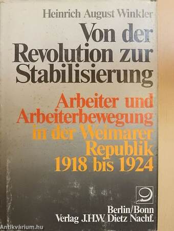 Von der Revolution zur Stabilisierung/Der Schein der Normalität/Der Weg in die Katastrophe