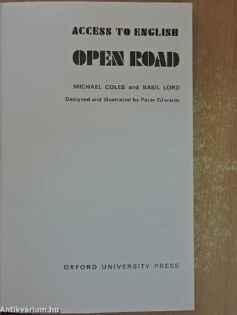 Open Road - Book/Workbook I-II.