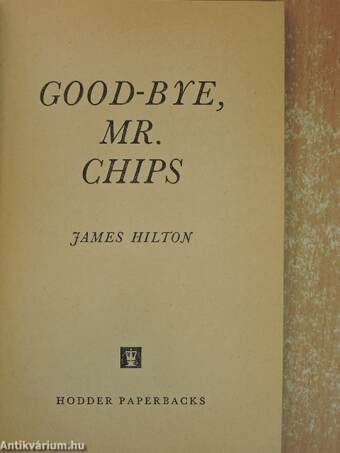 Good-bye, Mr. Chips