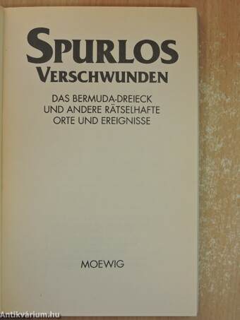 Spurlos Verschwunden